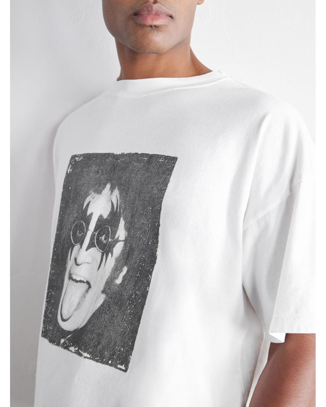 Remi Relief White Who Are You Printed Cotton-Jersey T-Shirt for men