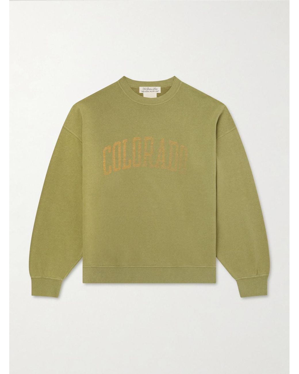 Remi Relief Green Colorado Printed Cotton-Jersey Sweatshirt for men