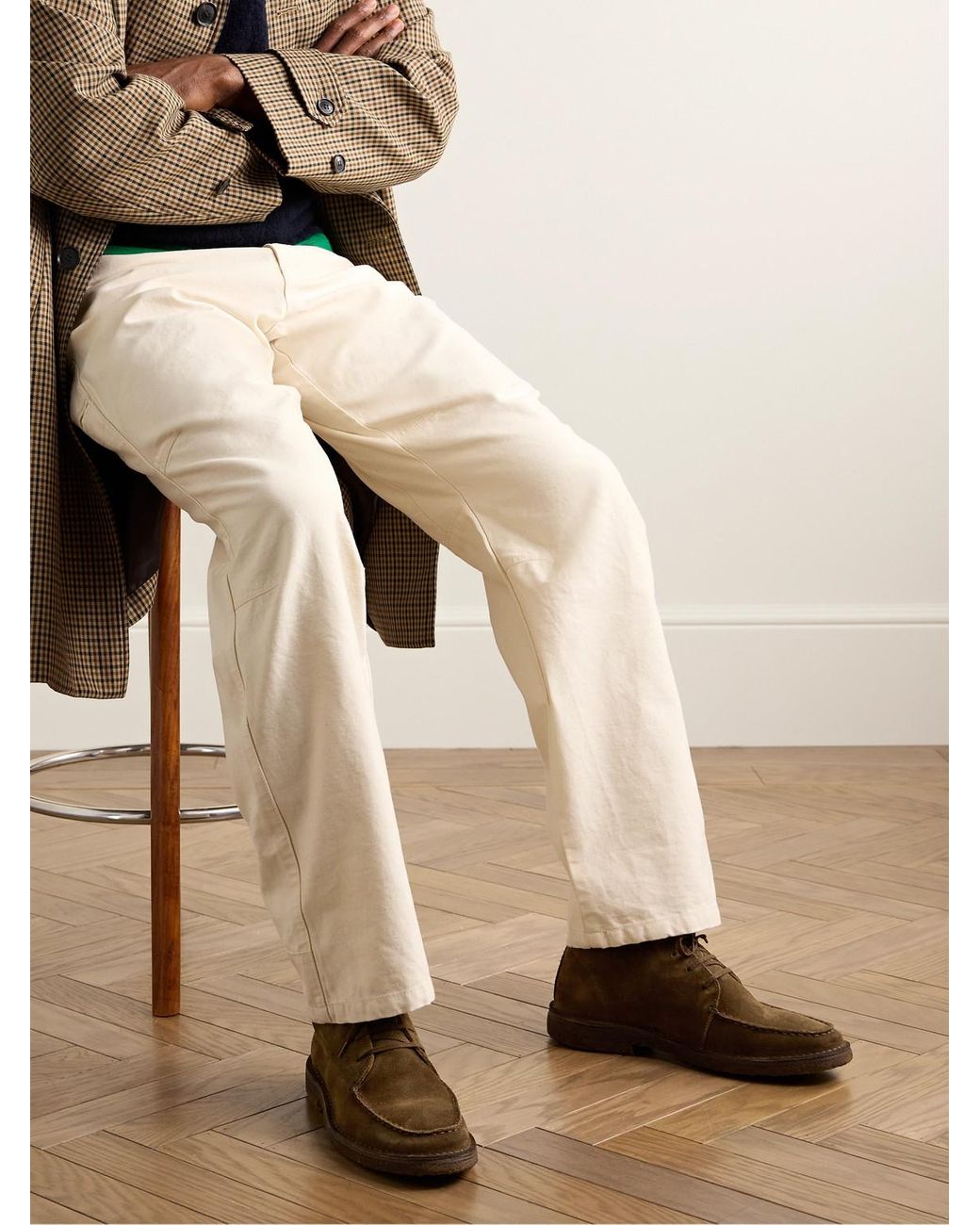 Drake's Brown Crosby Suede Chukka Boots for men