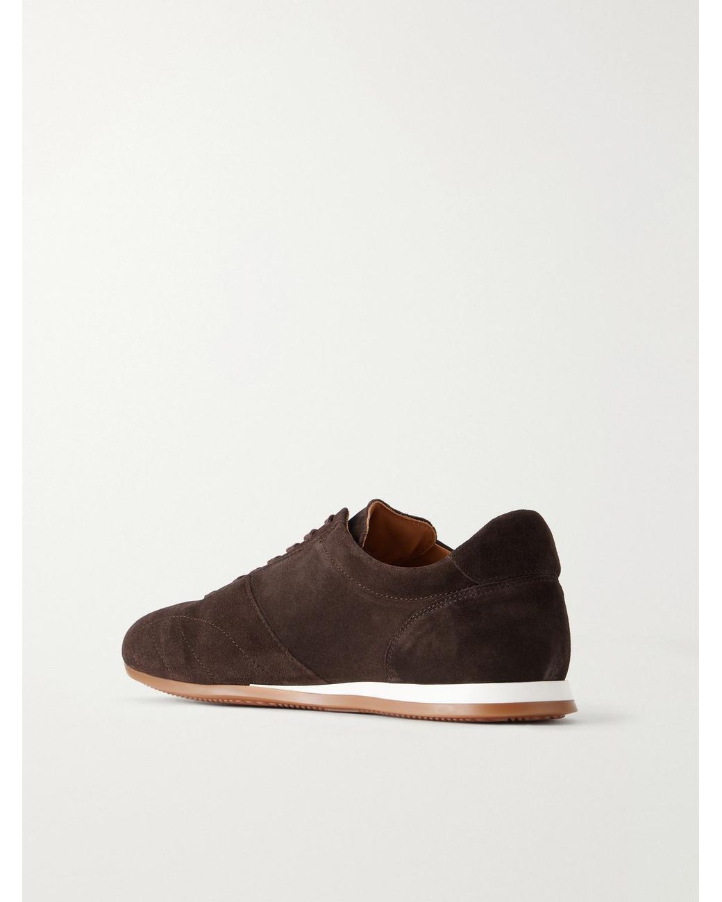 Mr P. Brown Suede Sneakers for men
