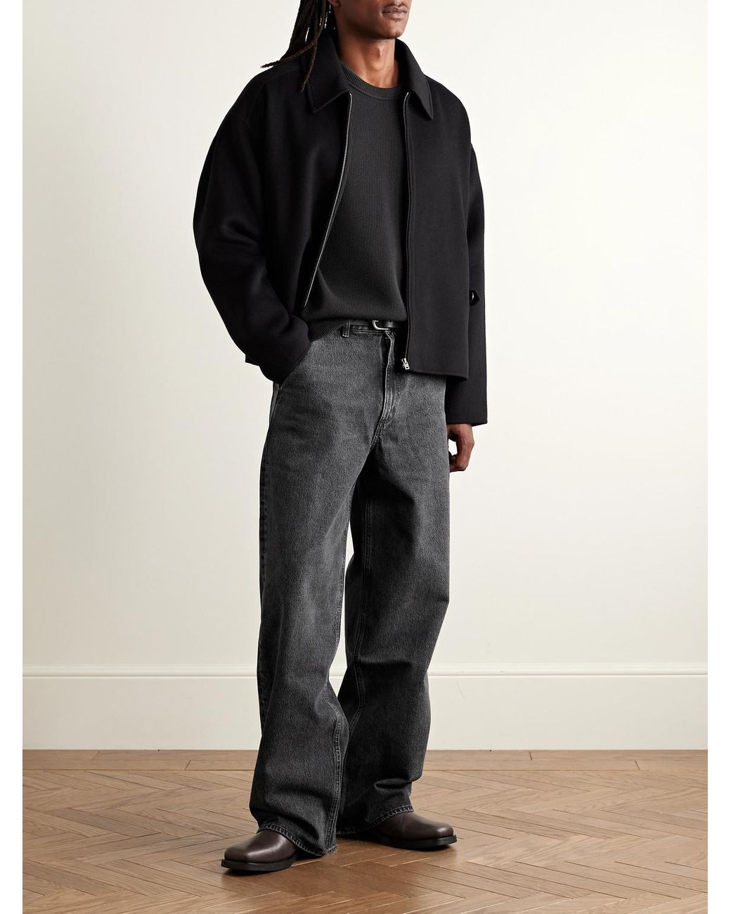 Agolde Gray Benton Wide-leg Jeans for men
