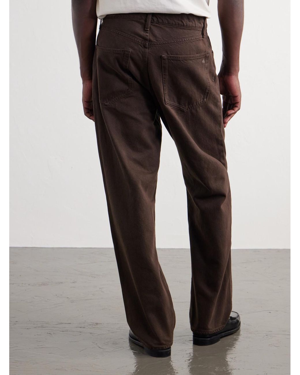 Rag & Bone Brown Straight-Leg Jeans for men
