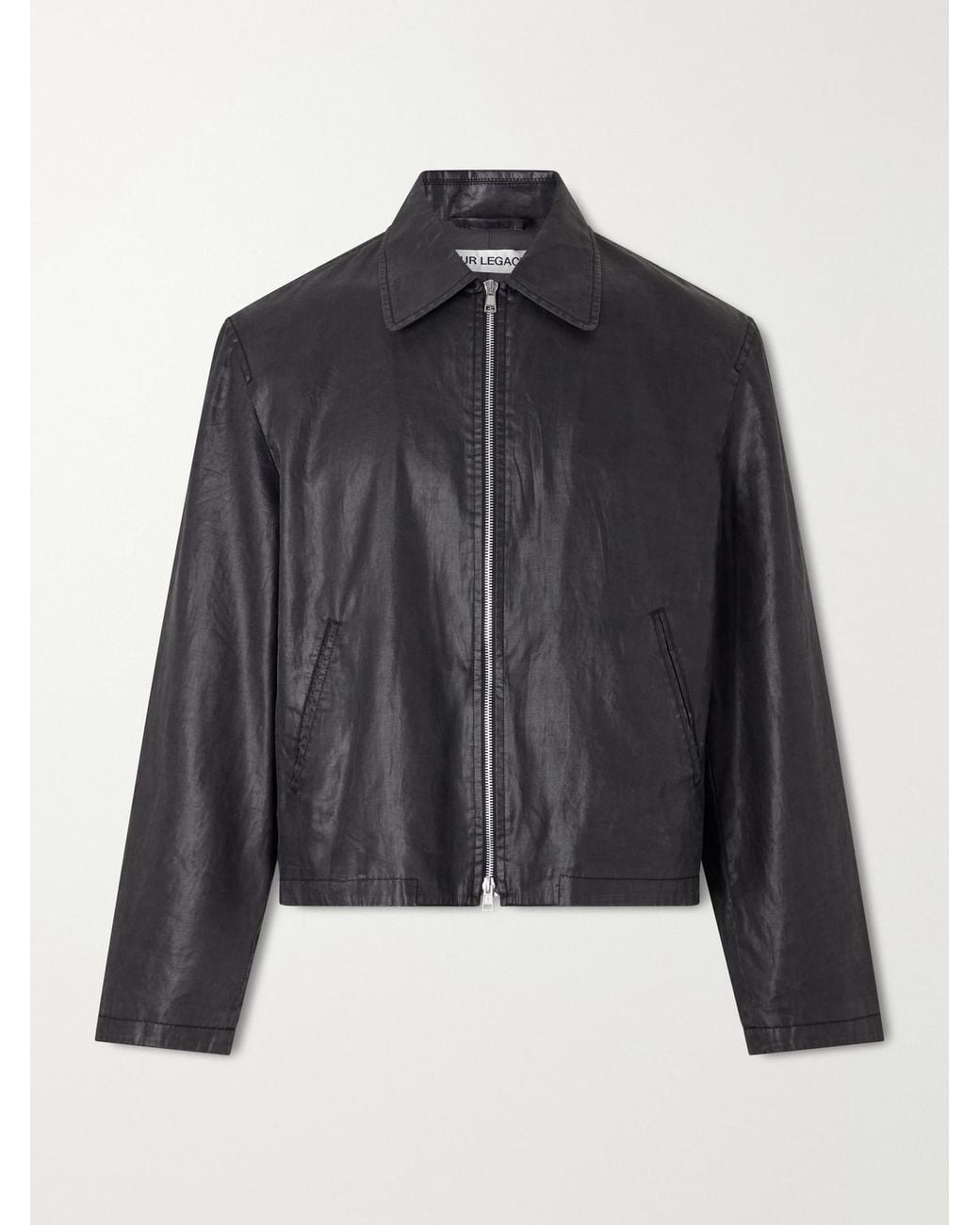 Our Legacy Black Tencellyocell Blouson Jacket for men