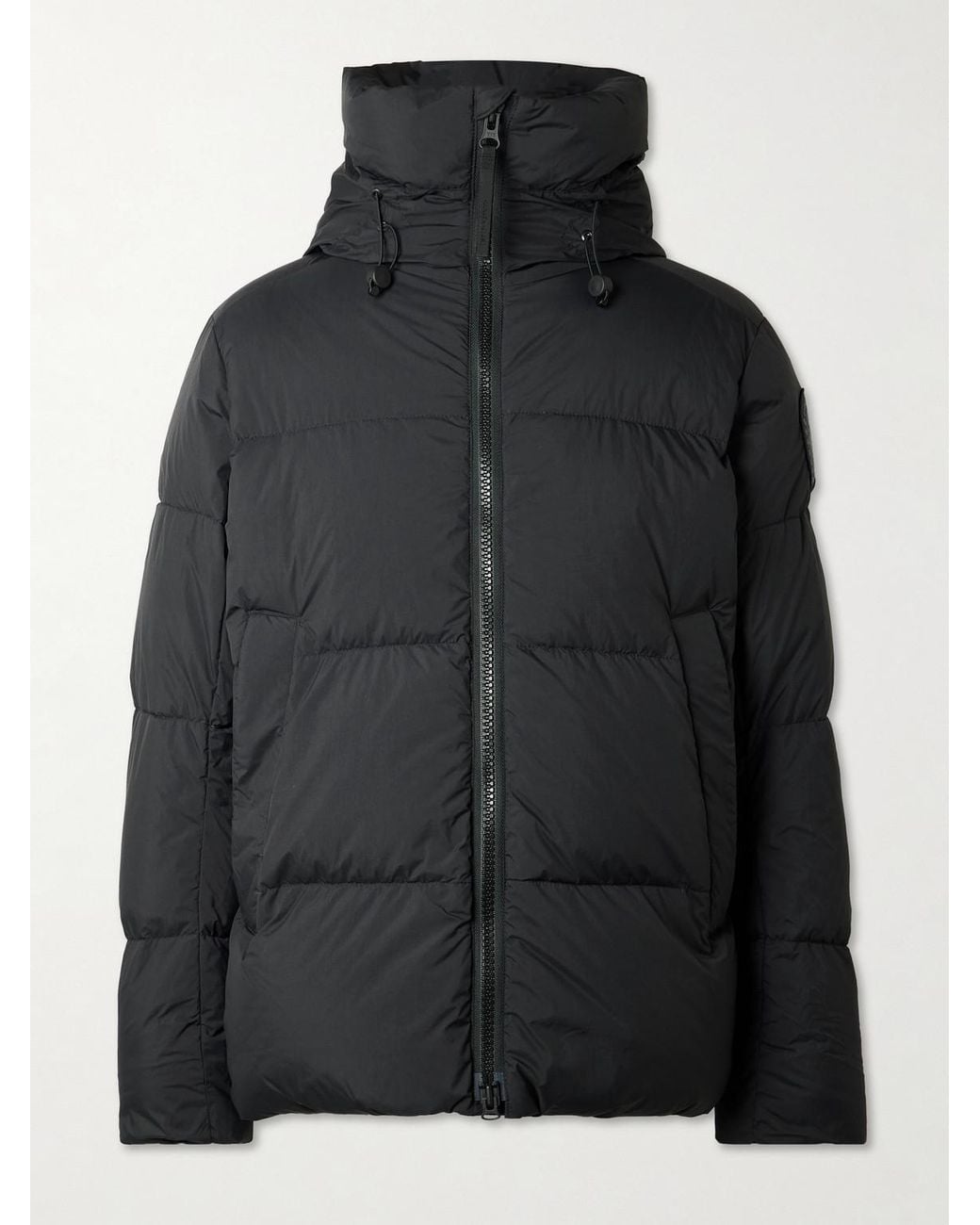Canada Goose Black Crofton Quilted Enduraluxe® Down Jacket for men