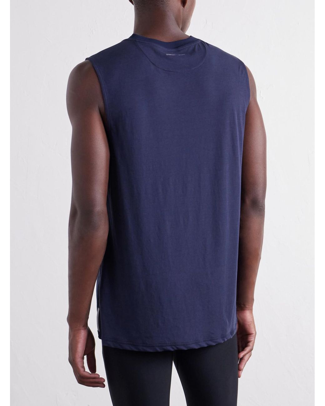 Literary Sport Blue Lorca Cotton-Jersey Tank for men