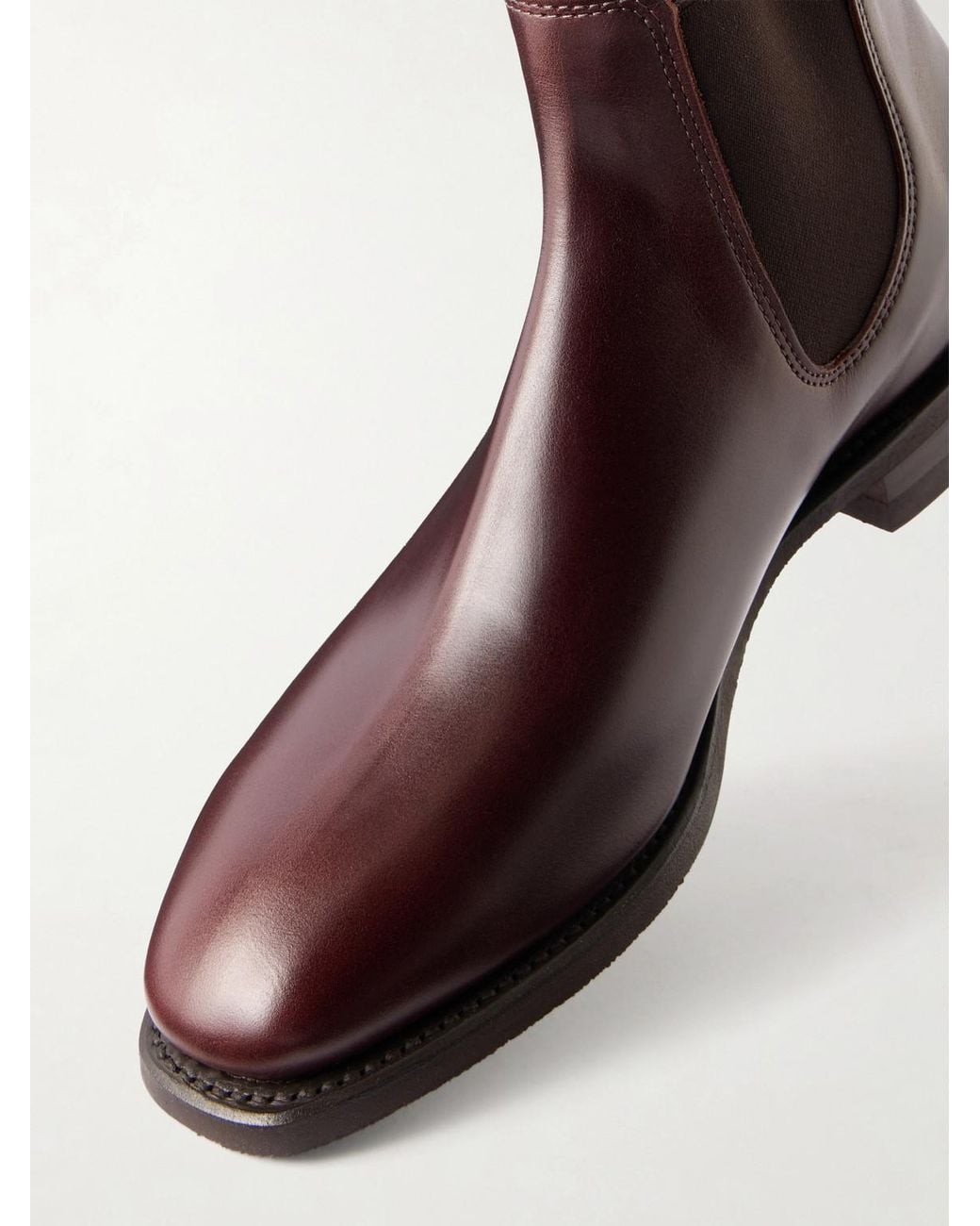 R.M.Williams Brown Comfort Craftsman Leather Chelsea Boots for men