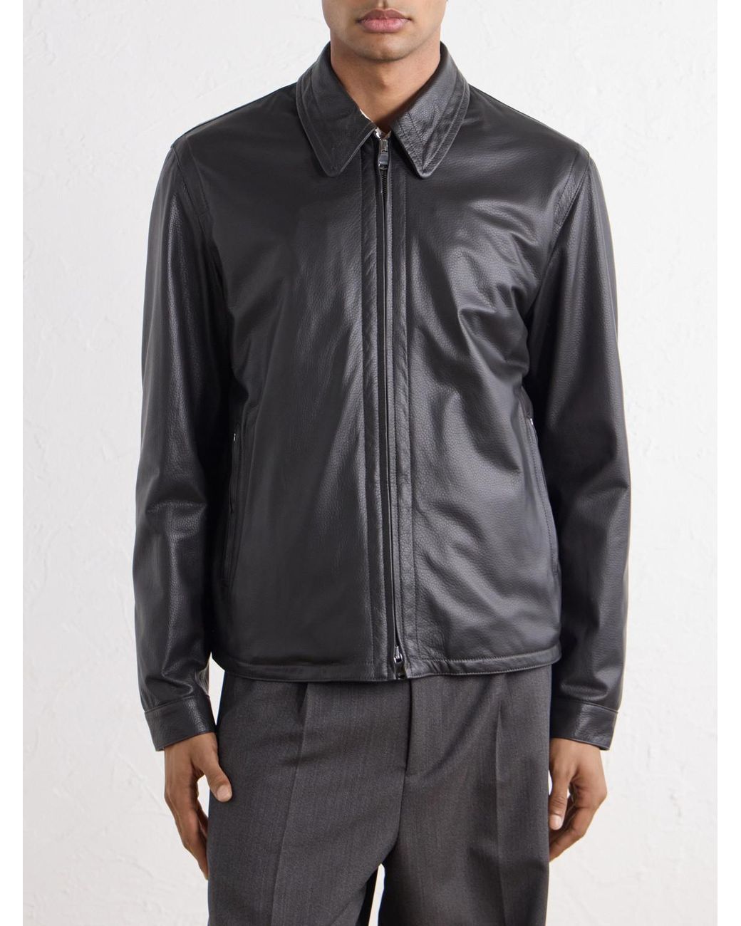 Valstar Black Duke Leather Jacket for men