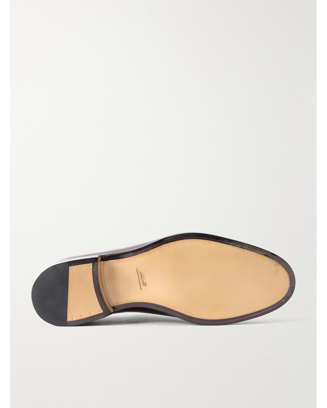 Mr P. Brown Leather Oxford Shoes for men