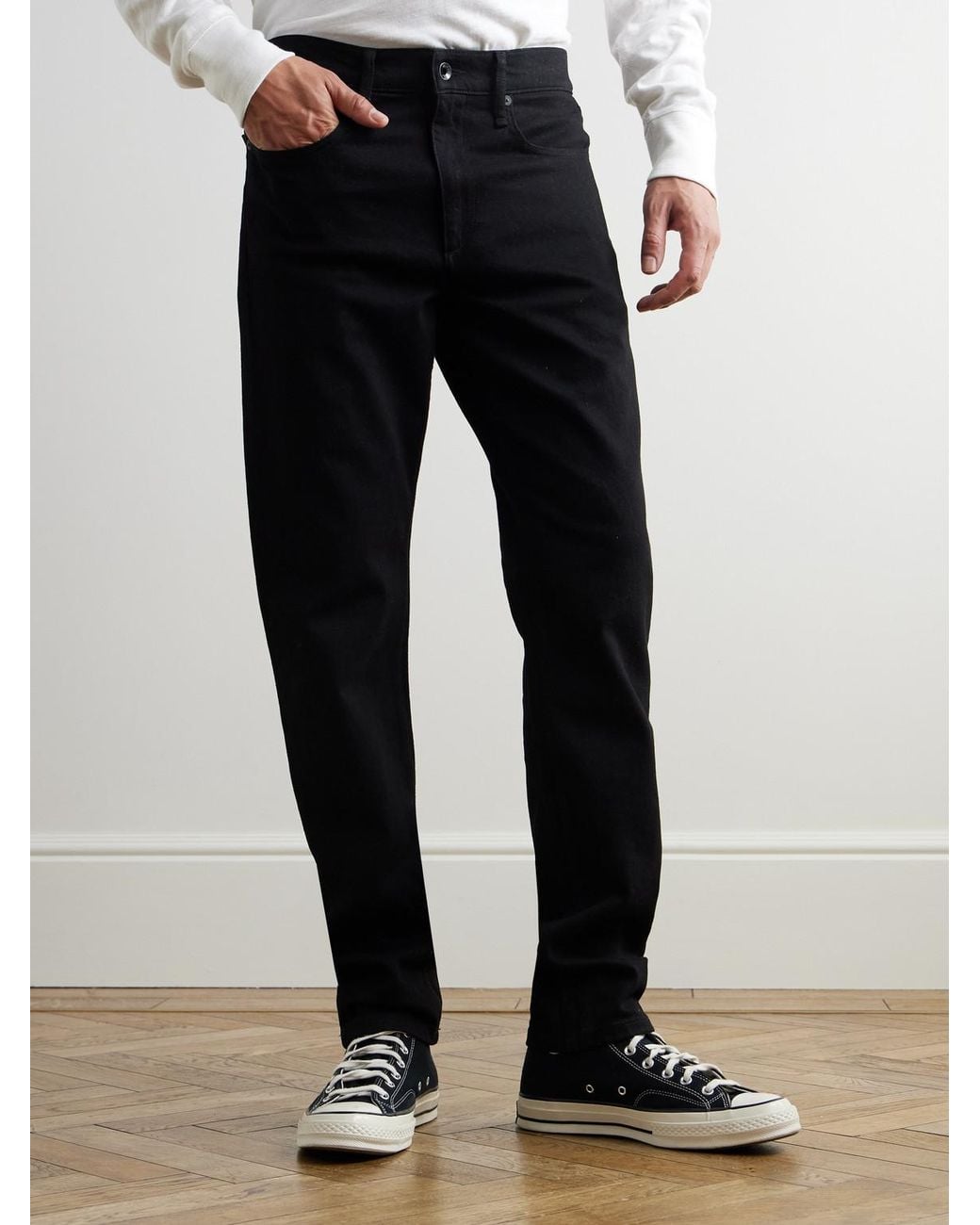 Rag & Bone Black Fit 2 Slim-Fit Stretch-Denim Jeans for men