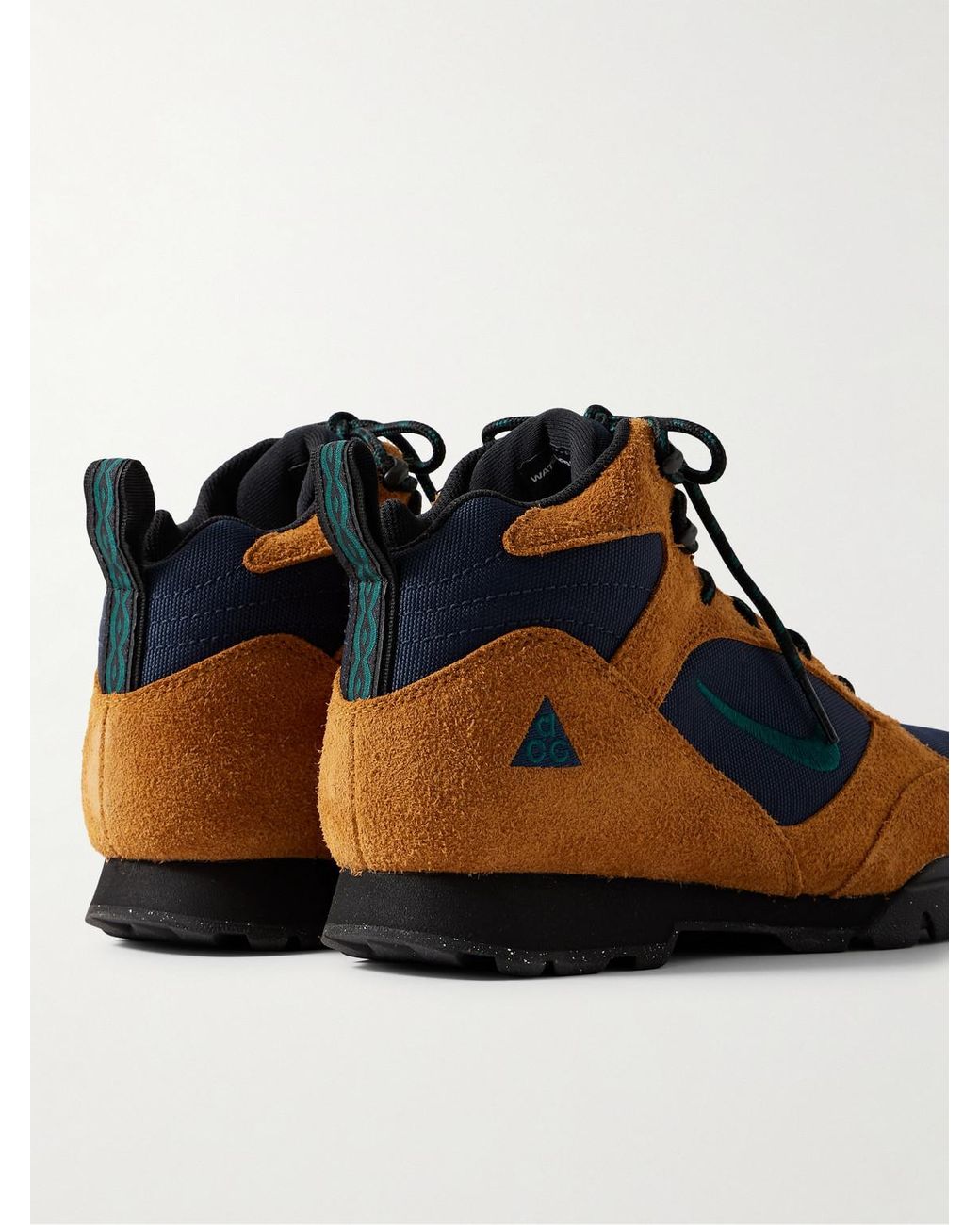 Nike Acg Torre Mid Canvas And Suede Hiking Boots in Brown for Men Lyst UK