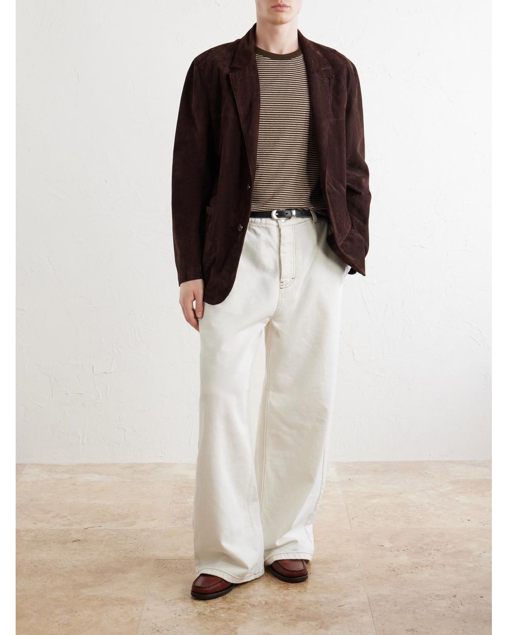 A.P.C. Natural Josh Striped Cotton-jersey T-shirt for men