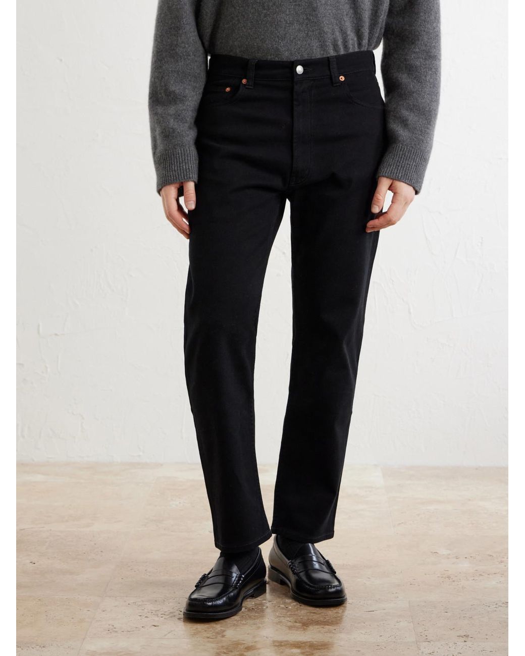 Ghiaia Blue Straight-Leg Jeans for men