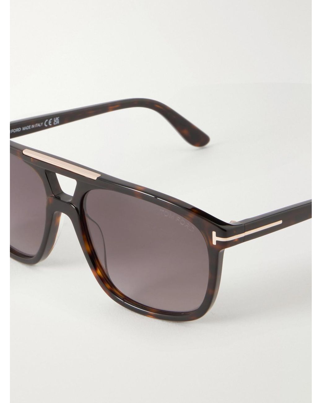 Tom Ford Black Brianna 02 Aviator-style Acetate Sunglasses for men