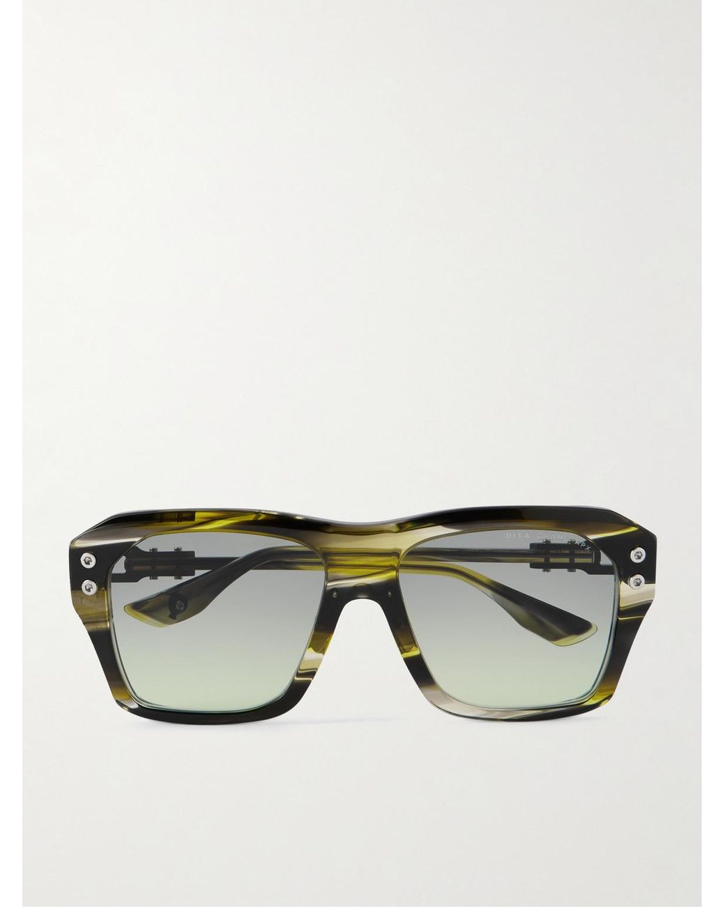 Dita Eyewear Black Grand-Apx D-Frame Acetate Sunglasses for men