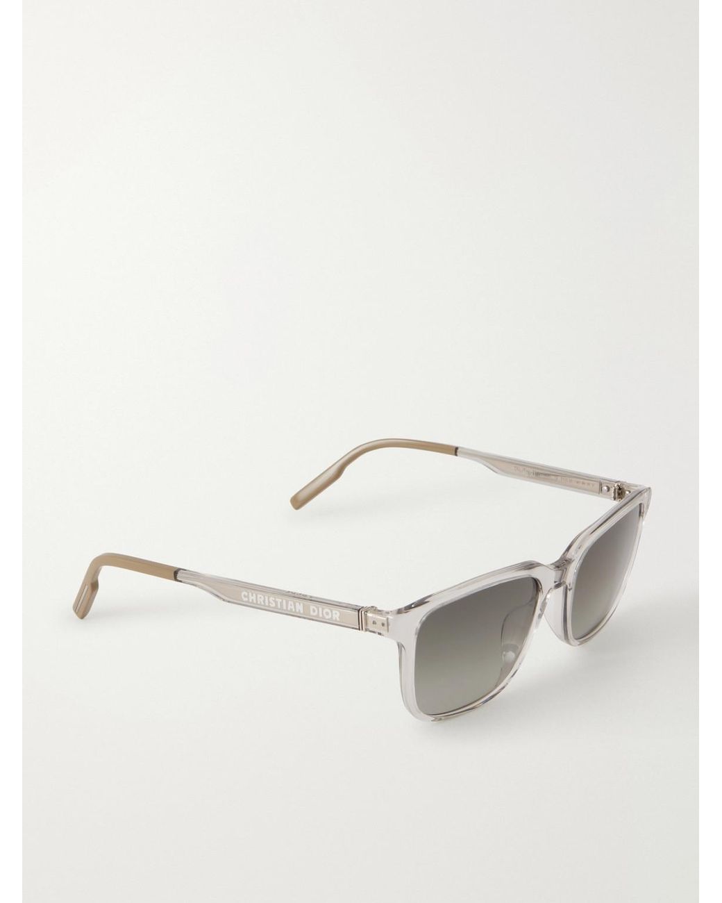 Dior Gray Diortag Su Square-frame Acetate Sunglasses for men