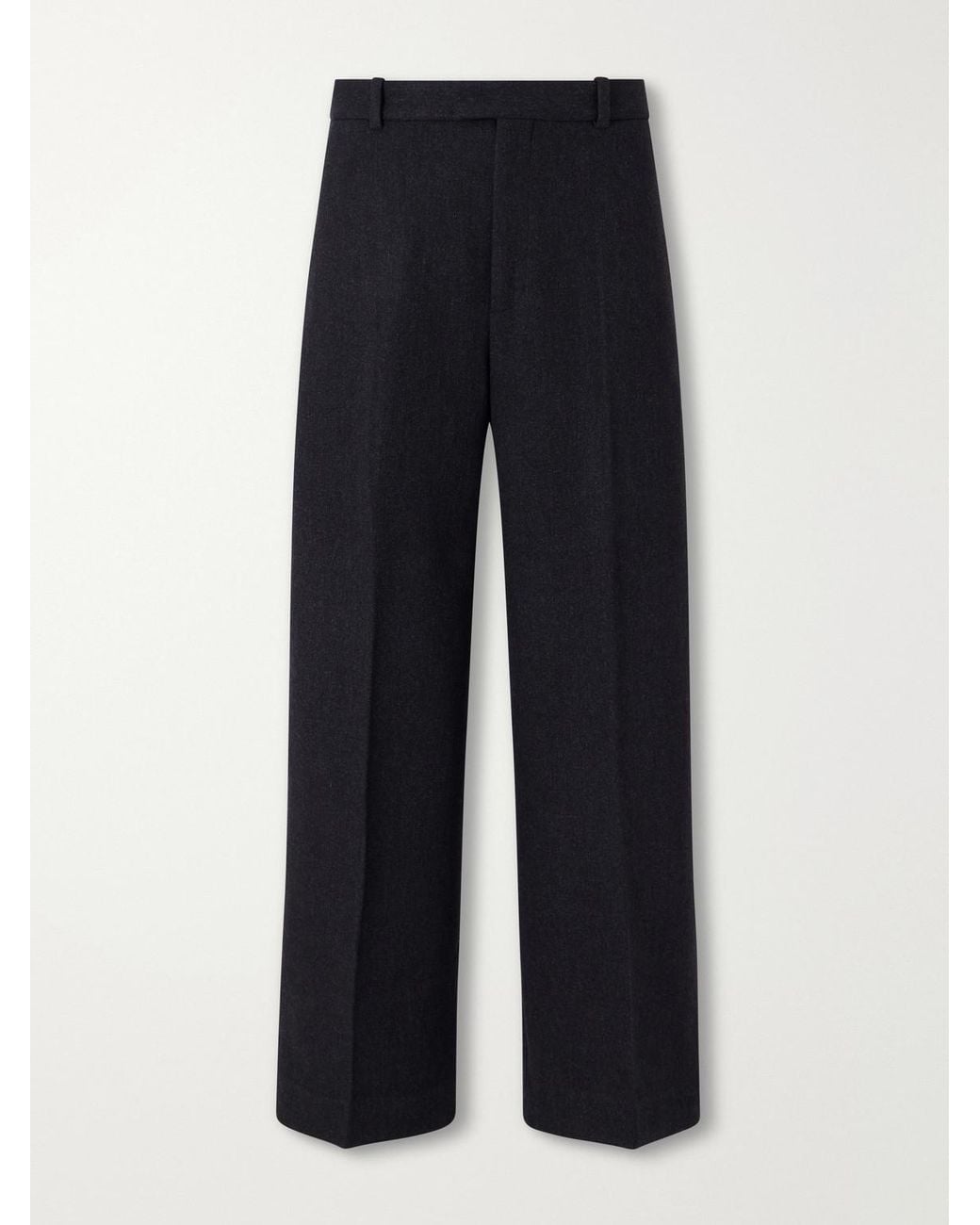 Jacquemus Blue Tempo Wide-Leg Woven Wool-Blend Trousers for men