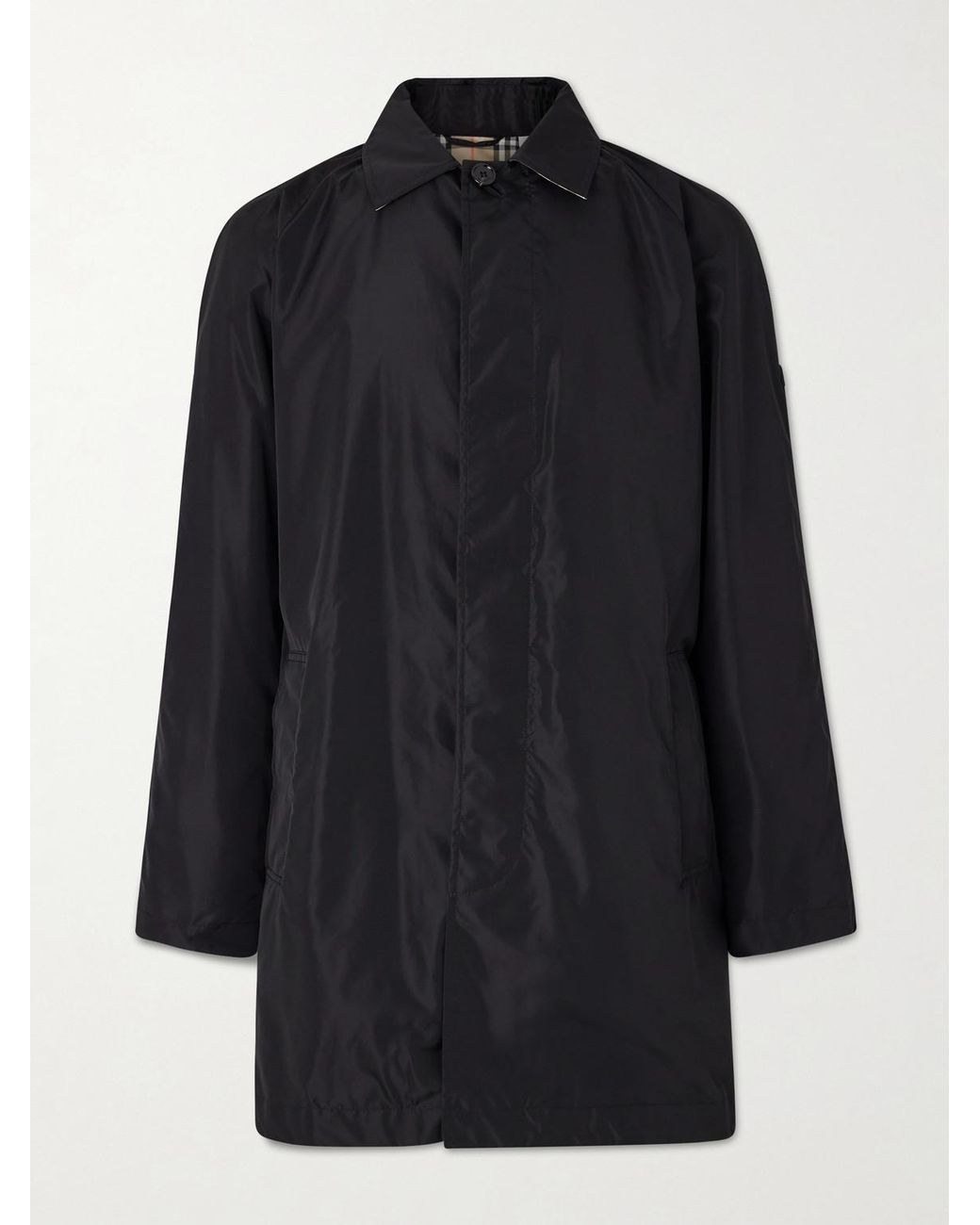 Burberry Blue Ridgewood Shell Car Coat for men