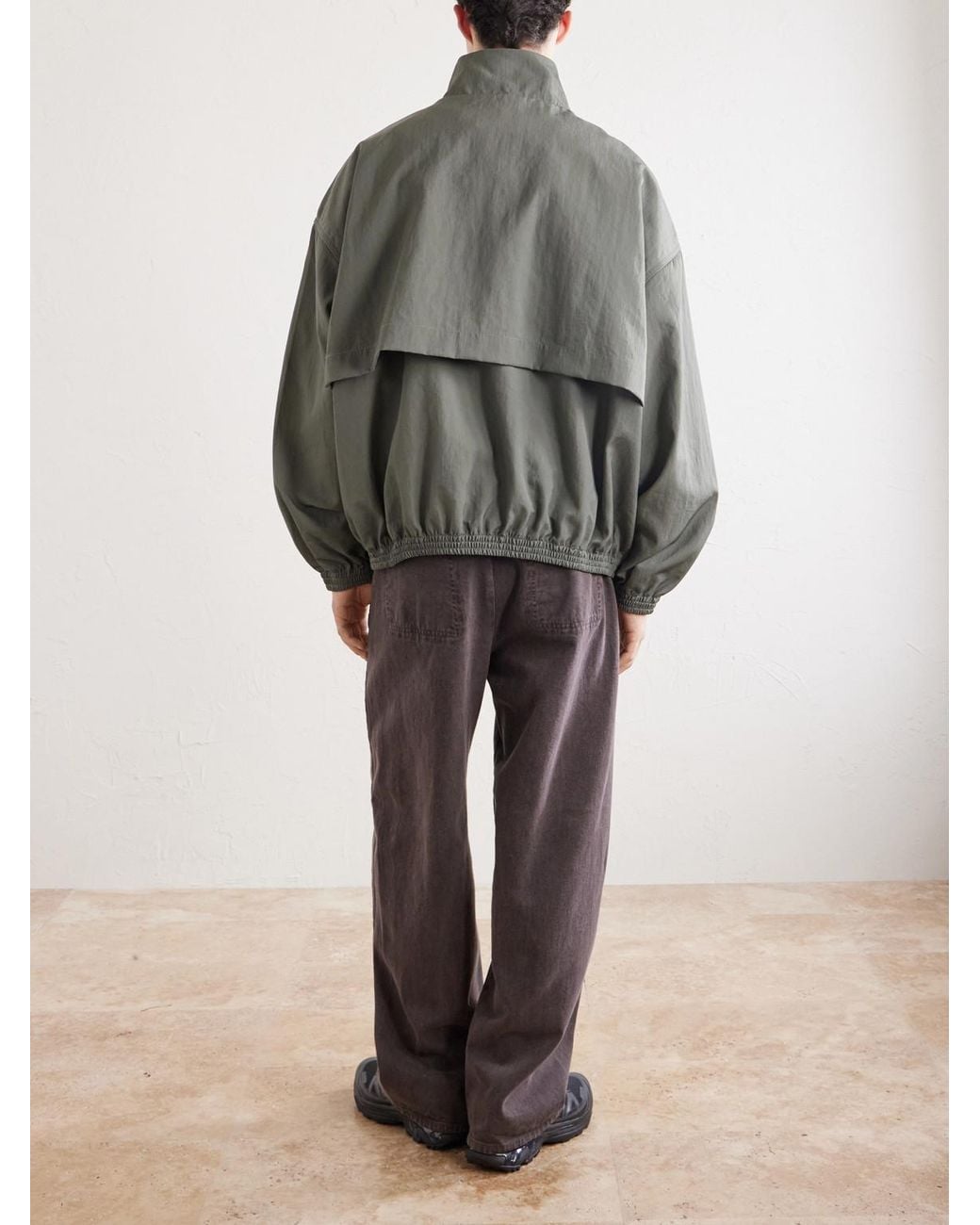 Agolde Gray Shell Blouson Jacket for men