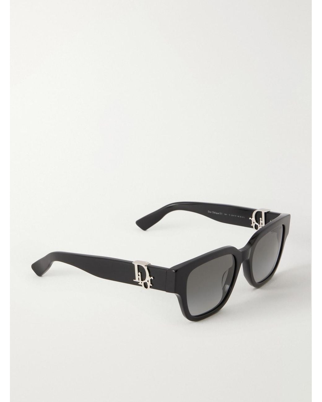 Dior Black Dior Oblique S1i Square-frame Acetate Sunglasses for men
