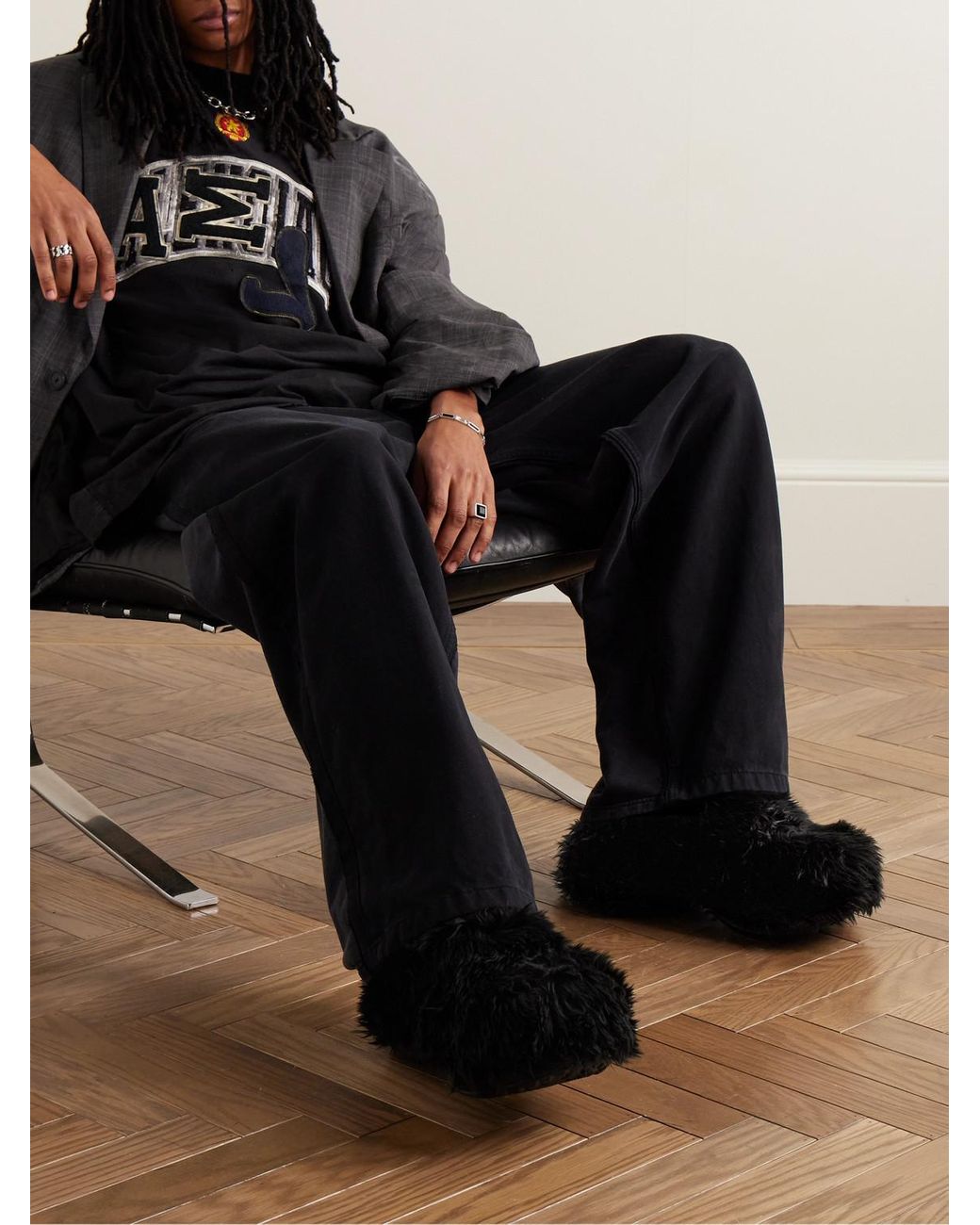 靴 BALENCIAGA CROCS MULE EVA FAKE FUR Crocs™ mule fake fur