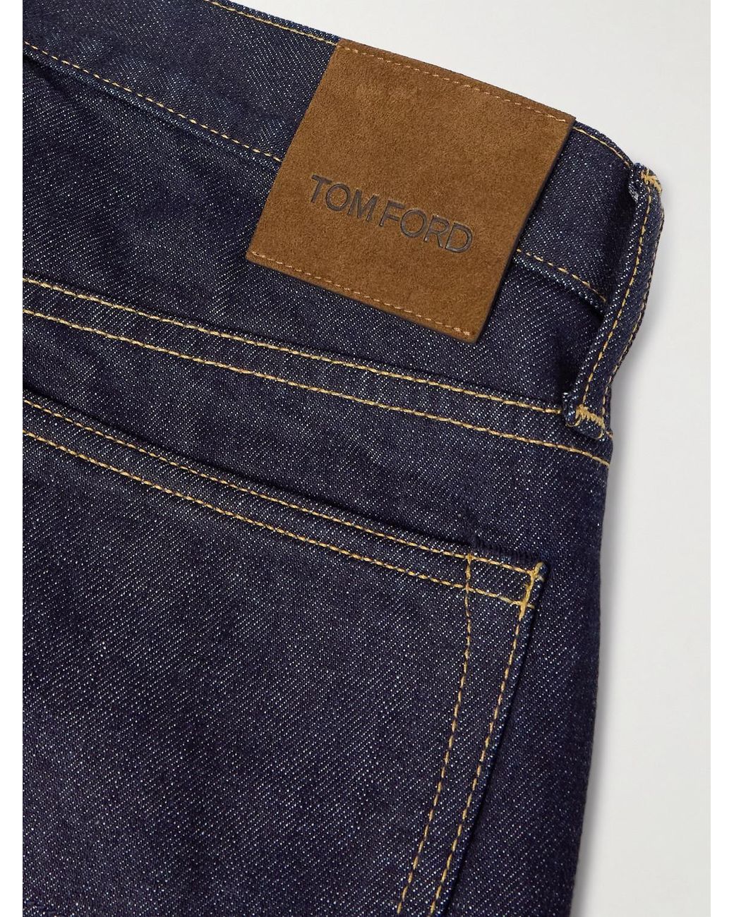 Tom Ford Blue Slim-Fit Jeans for men