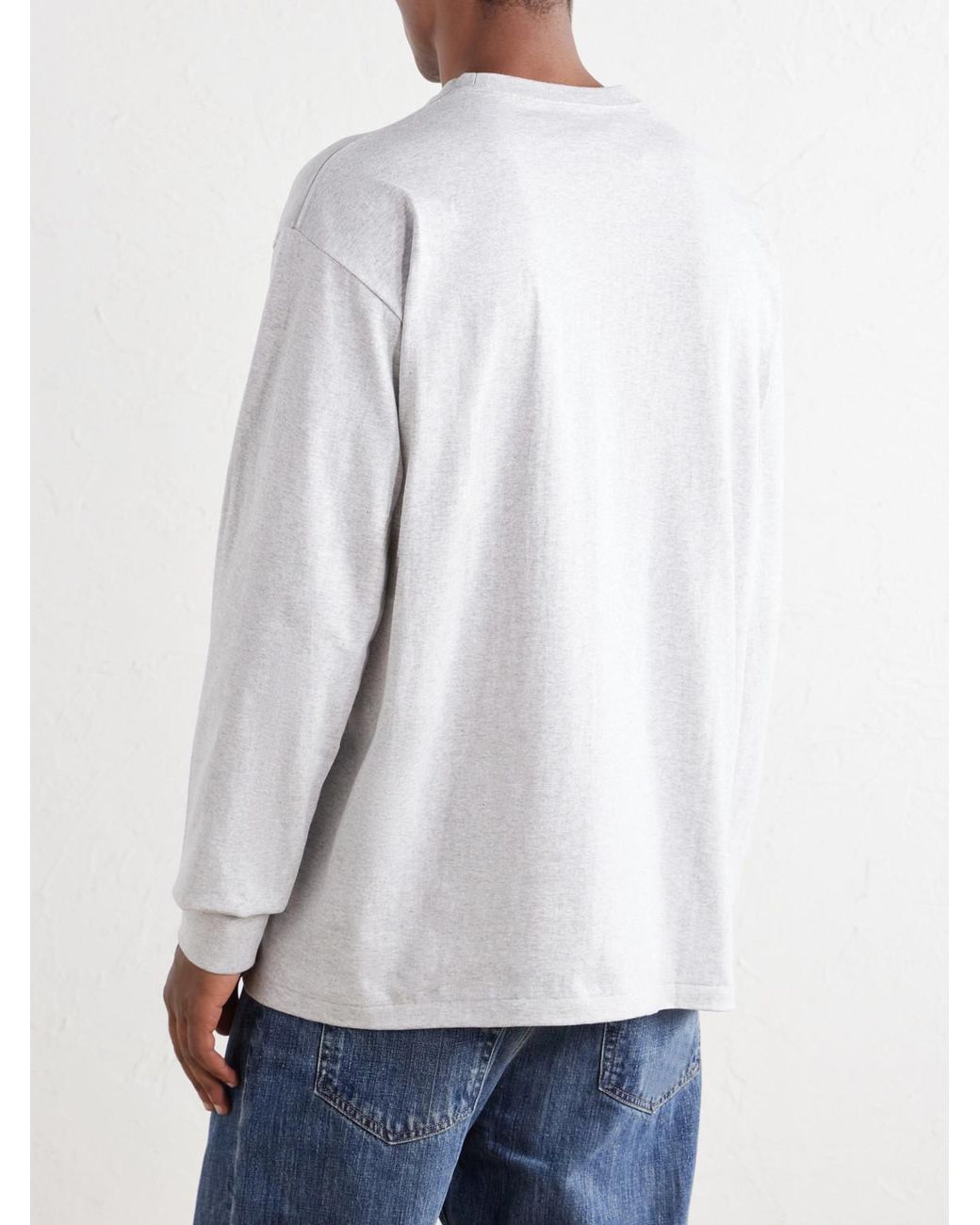 Orslow White Cotton-Jersey T-Shirt for men