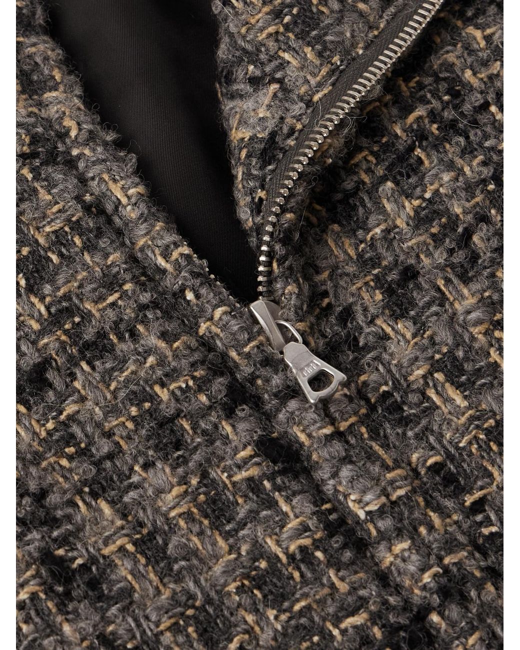 auralee-Gray-Wool-blend-Tweed- auralee-Gray-Wool-blend-Tweed-
