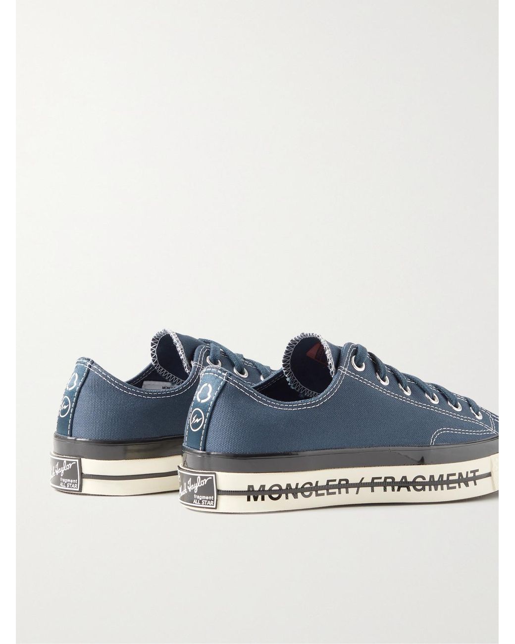 Moncler Blue Converse 7 Fragment Fraylor Iii Canvas Sneakers for men