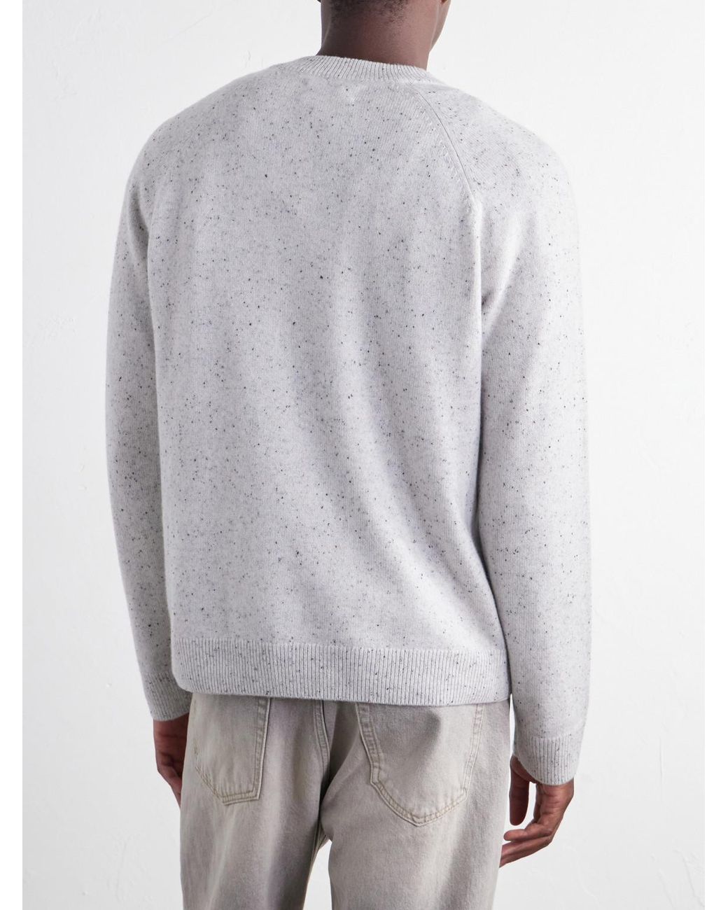 Mr P. White Donagal Cashmere Knitted Sweater for men