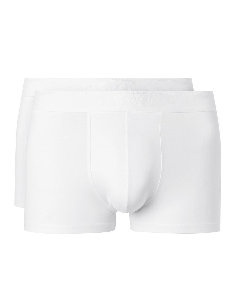 Sunspel Two-pack Stretch-cotton Boxer Briefs in White for Men - Lyst