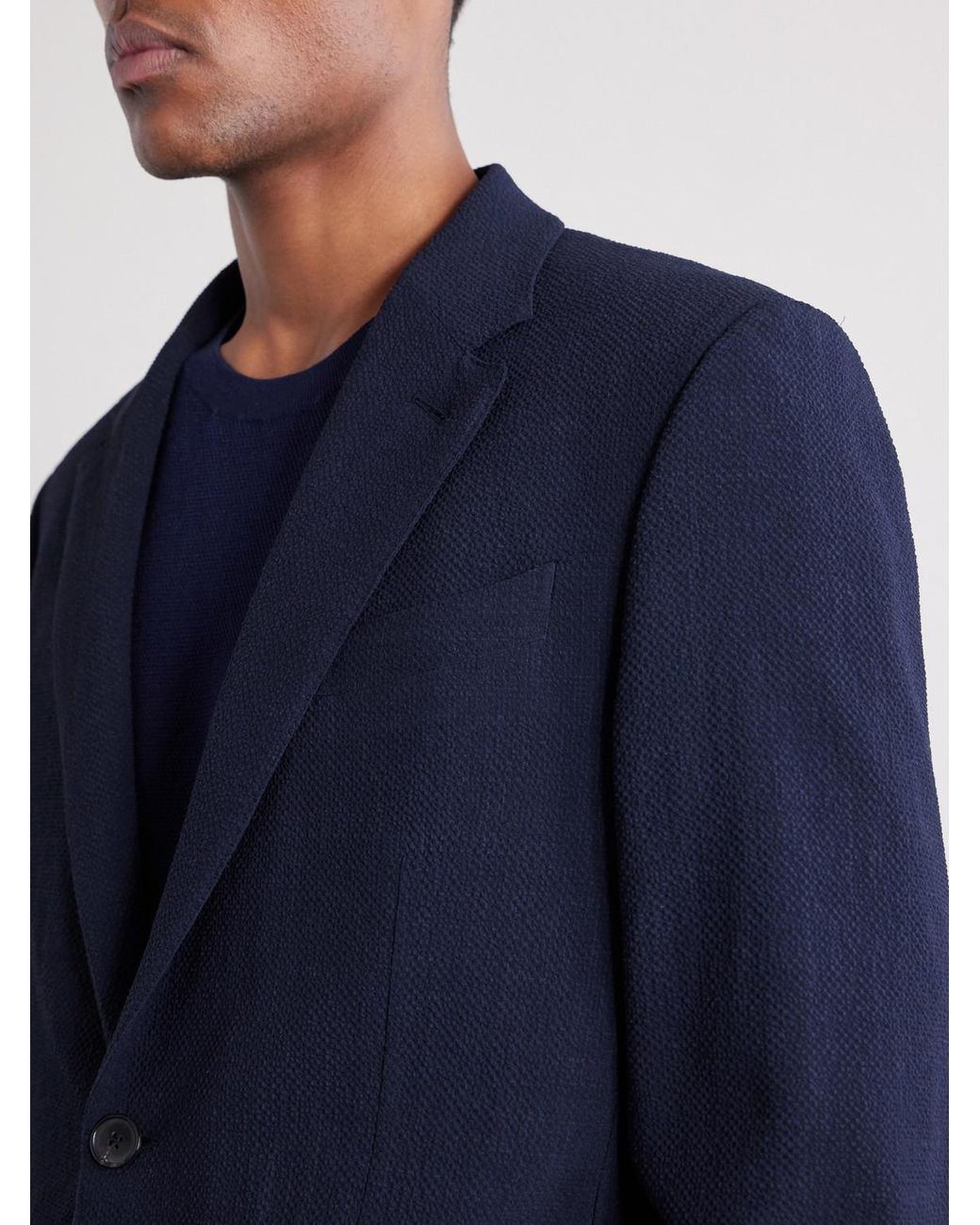 Zegna Blue Wool for men