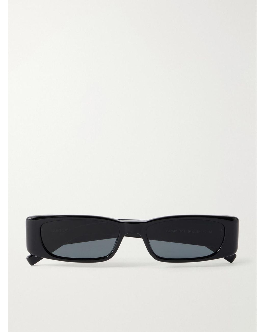 Saint Laurent Black Sl 942 Square-Frame Recycled Acetate Sunglasses for men