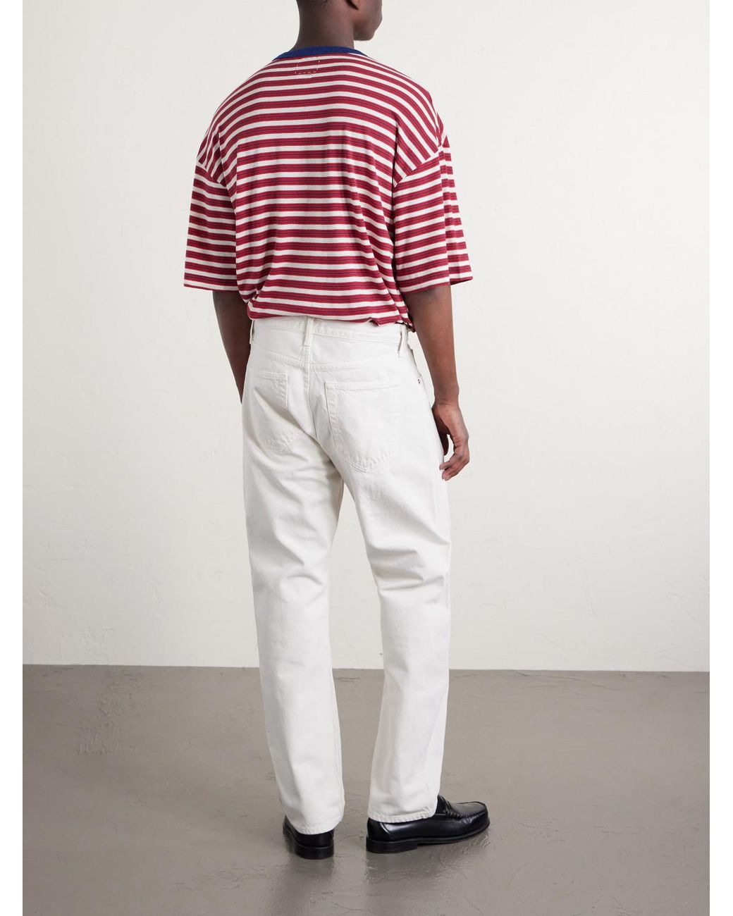 Agolde White Magnus Wide-leg Jeans for men