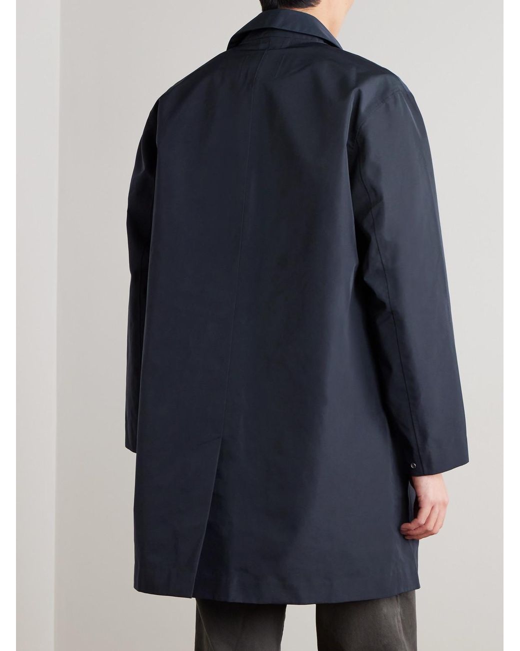 NN07 Blue Steve 80037 Shell Coat for men