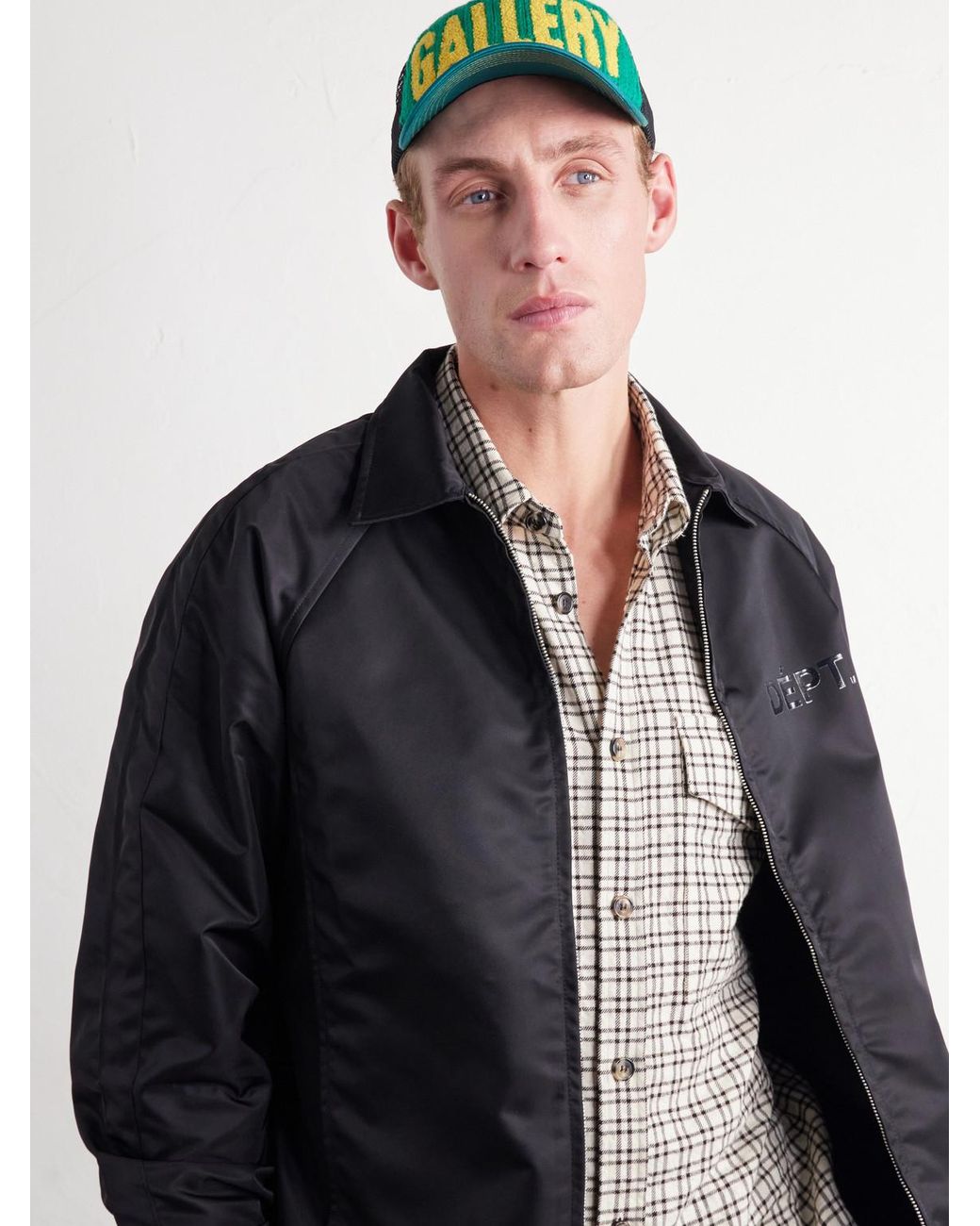 GALLERY DEPT. Green Trucker Cotton And Wool-Blend Knit And Mesh Baseball Cap for men