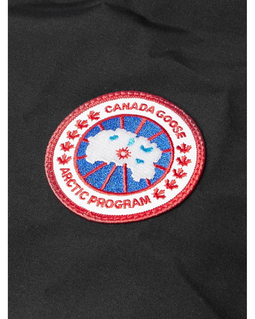 Canada Goose Black Langford Cordura®-trimmed Arctic Tech® Hooded Down Parka for men