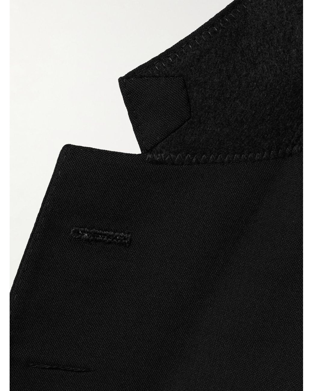 Mr P. Black Wool Suit Jacket for men