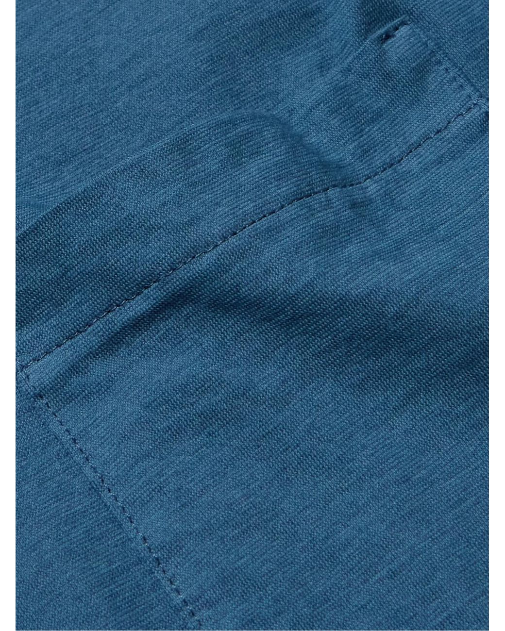 Massimo Alba Blue Panarea Cotton-Jersey T-Shirt for men