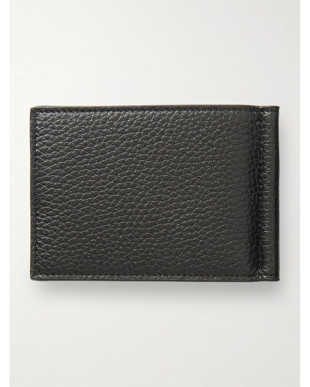 Montblanc Black Full-Grain Leather Billfold Wallet for men