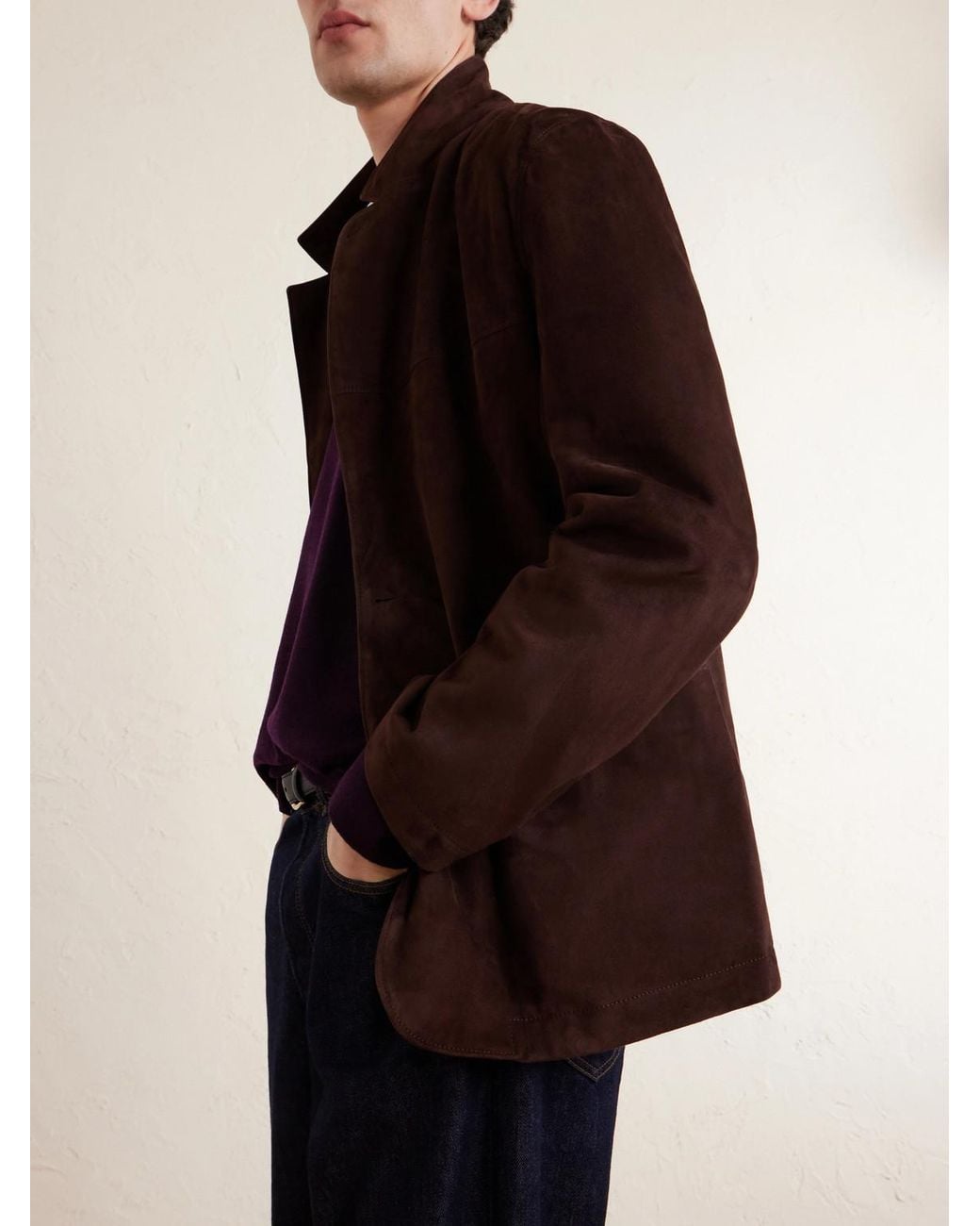 Valstar Brown Suede Jacket for men