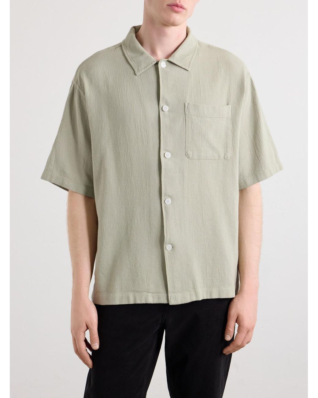 FRAME Natural Cotton Shirt for men