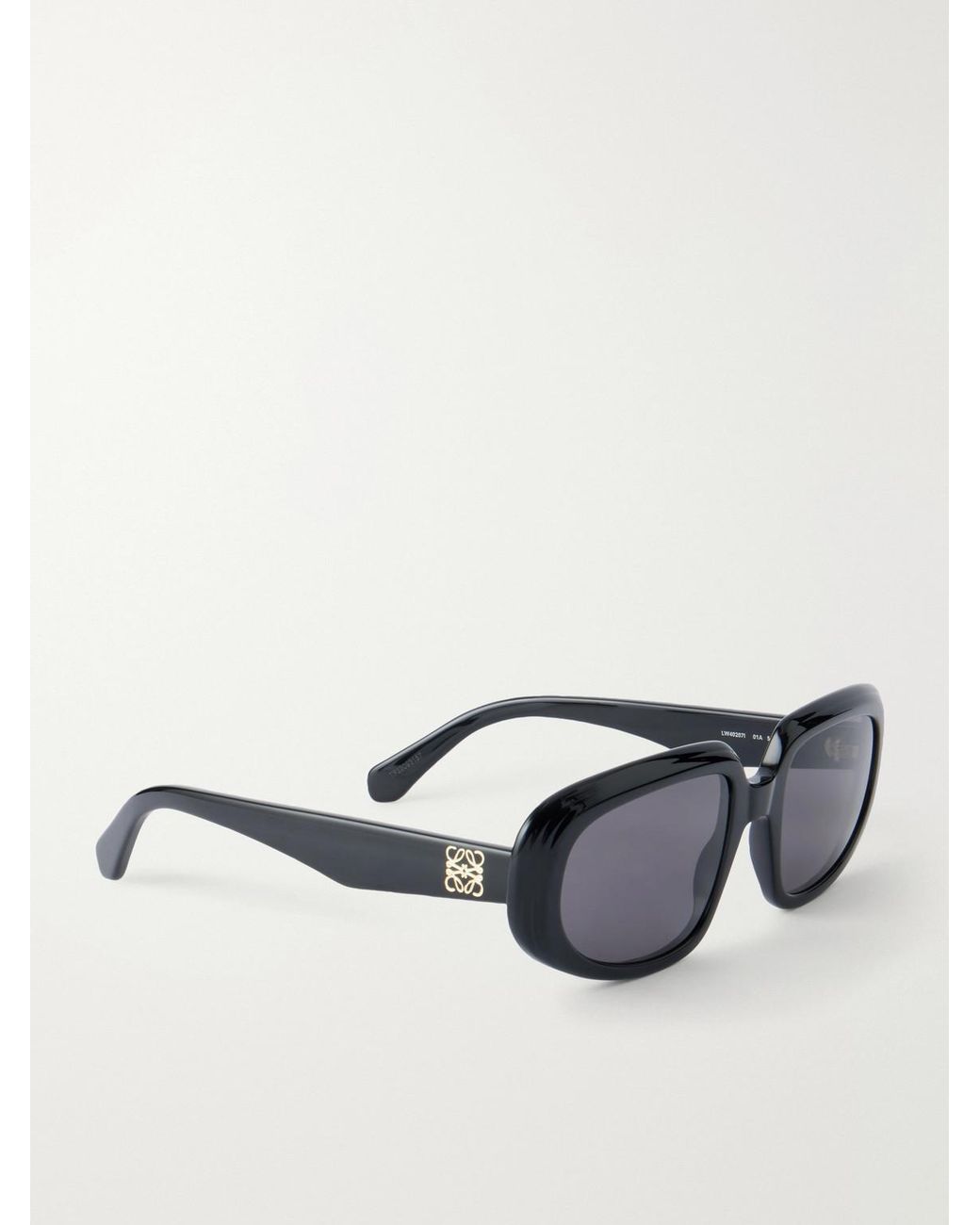 Loewe Blue Anagram Round-Frame Acetate Sunglasses for men
