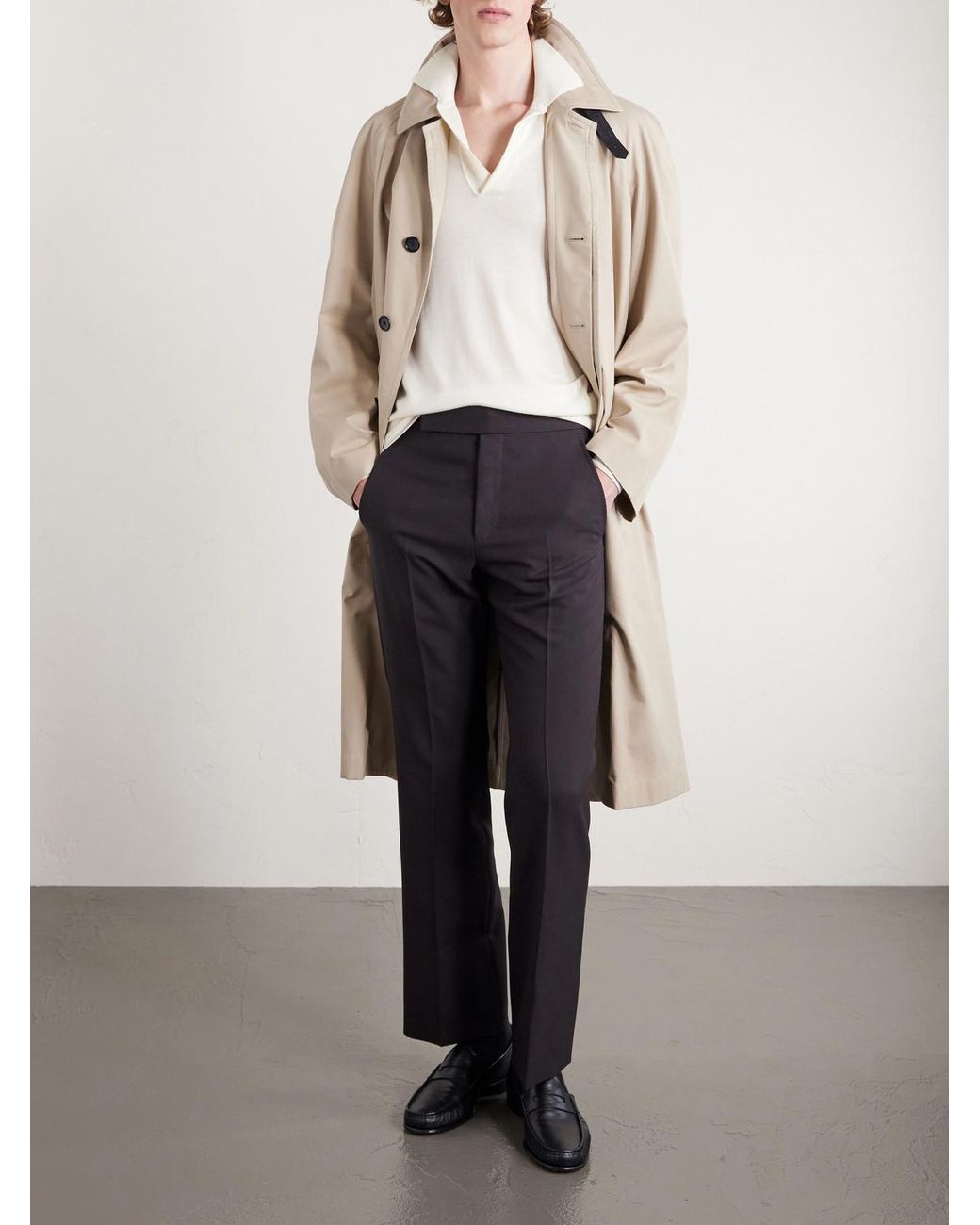 Tom Ford White Cashmere Polo Shirt for men