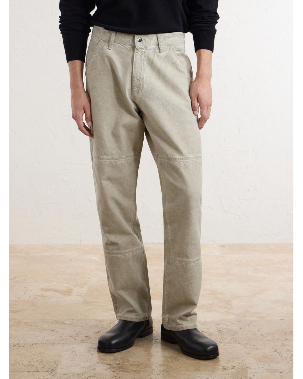Rag & Bone Natural Carpenter Straight-Leg Trousers for men