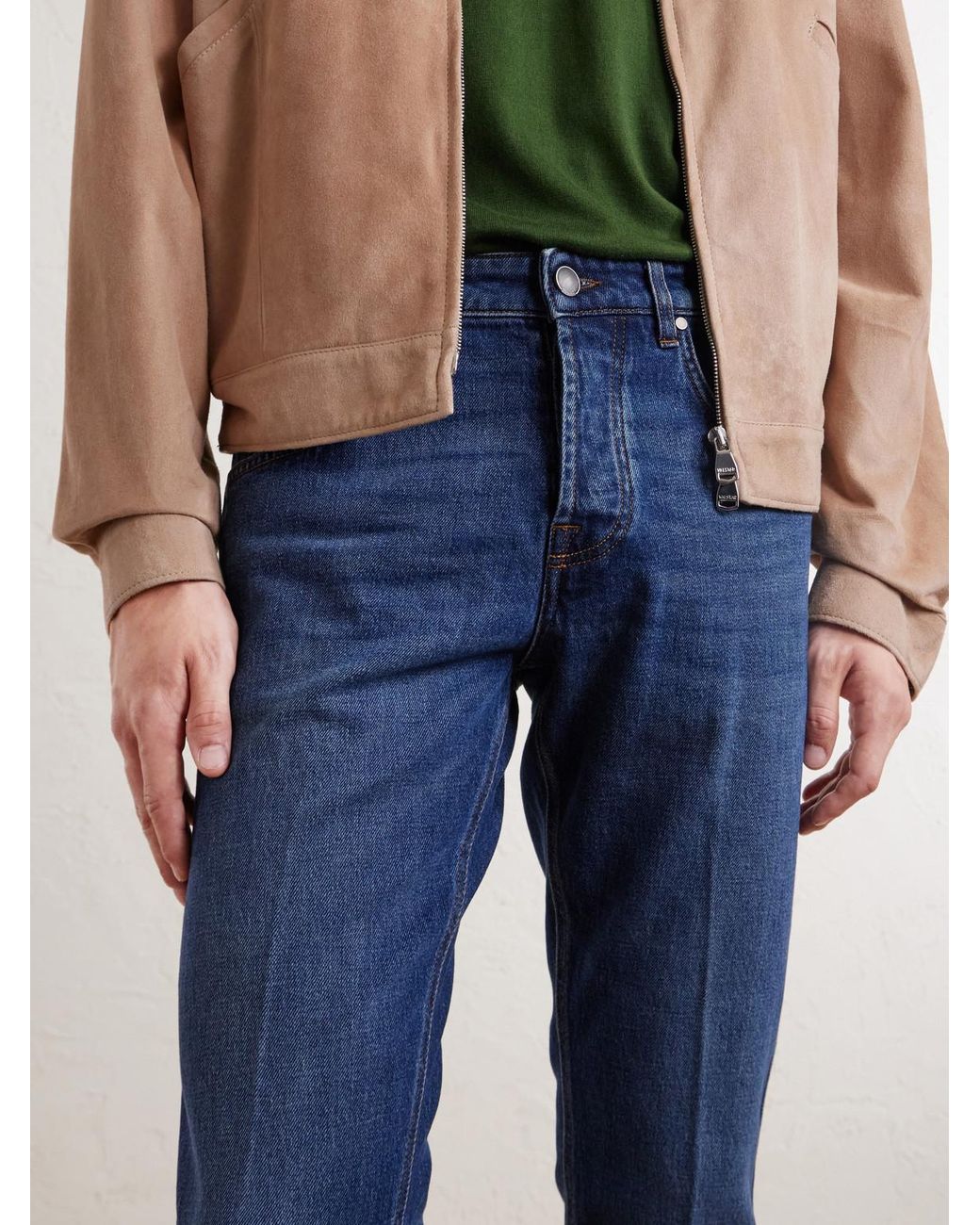 Lardini Blue Straight-Leg Jeans for men
