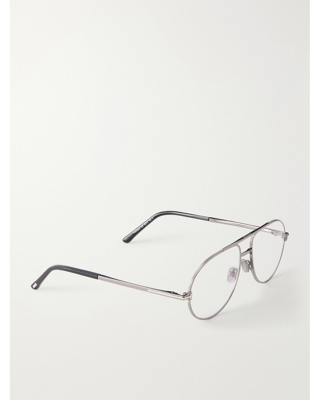 Tom Ford Natural Aviator-Style Titanium Glasses for men