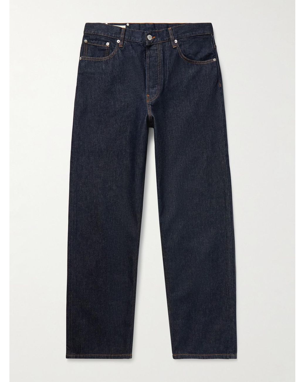 Dries Van Noten Blue Wide-Leg Jeans for men