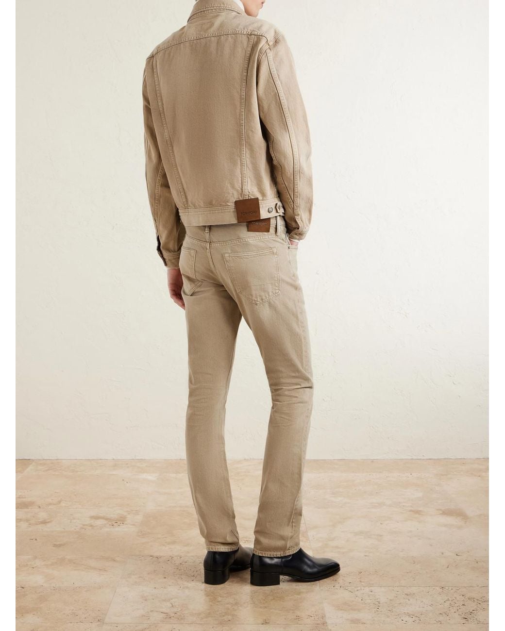 Tom Ford Natural Straight-leg Jeans for men