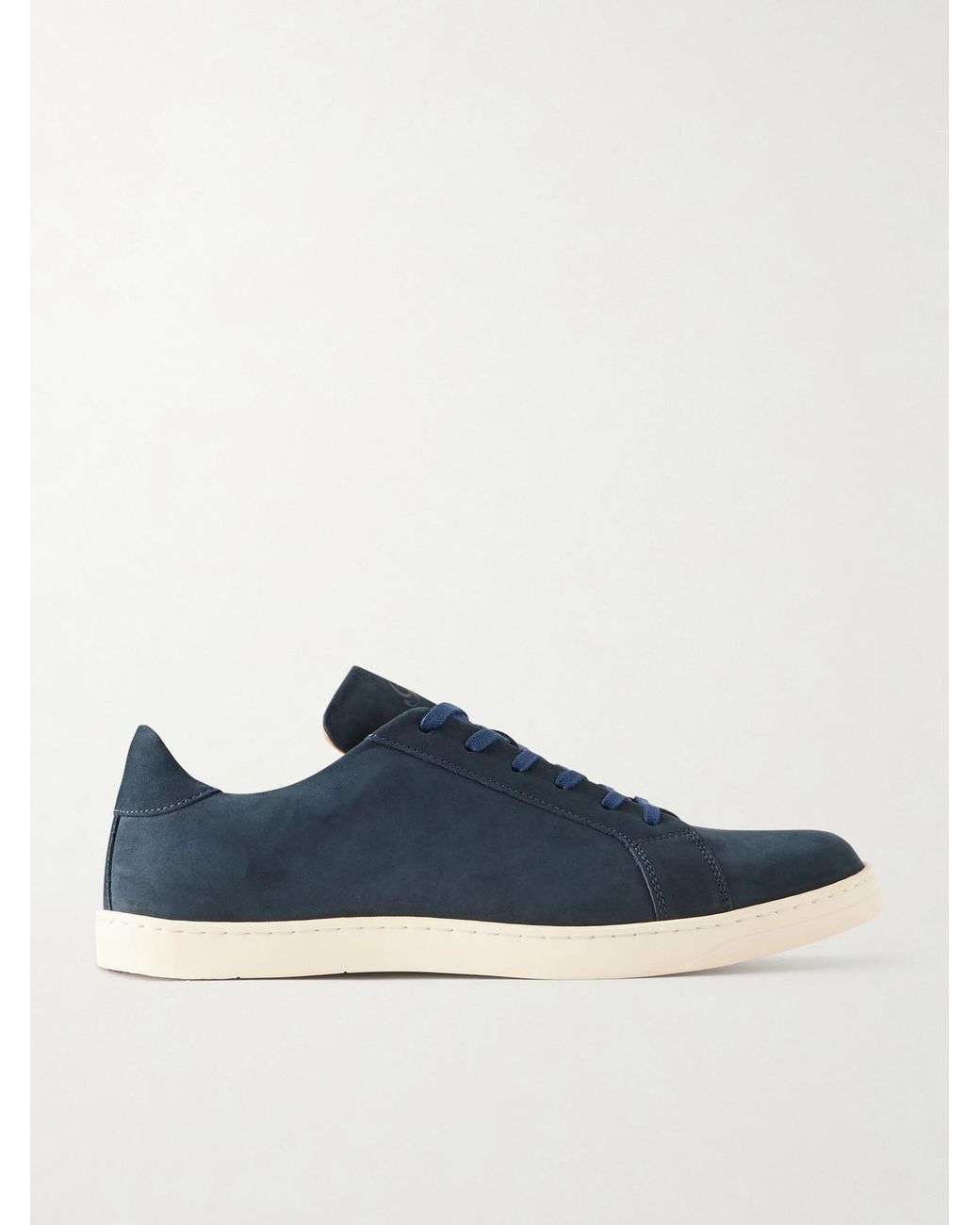 George Cleverley Blue Jack Iii Nubuck Sneakers for men