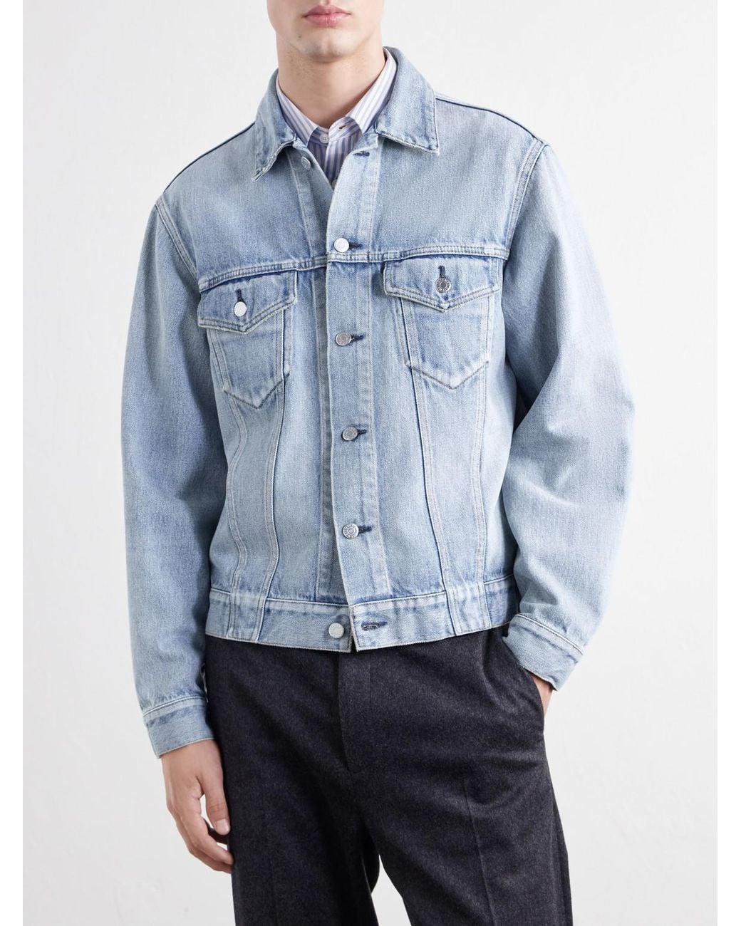 Totême Blue Denim Jacket for men